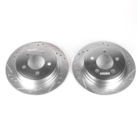 Power Stop 04-08 Chrysler Pacifica Rear Evolution Drilled & Slotted Rotors - Pair