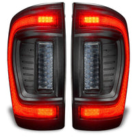 Oracle Lighting 16-23 Gen 3 Toyota Tacoma Black Series Flush Style LED Tail Lights
