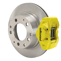 Wilwood 84-89 Porsche 911 D31 11.42in. Rear Brake Kit w/ Flex Lines - Yellow