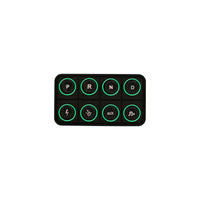 AEM EV 8 Button Keypad CAN Based Programmable Backlighting