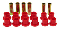 Prothane 66-72 Ford F100 4wd Spring & Shackle Bushings - Red