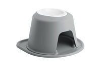 WeatherTech Pet Feeding System Single High 32oz 8in. Poly Bowl - Dark Grey