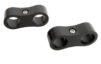 Russell Hose Separator For -6 Braided Red Anodize (2 Pack)