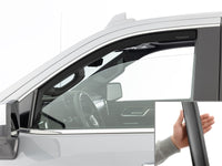WeatherTech 19-26 Chevrolet Silverado Front Front Side Window Deflectors 2pc - Matte Blk