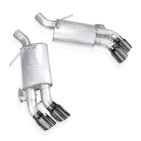 Stainless Works 16-21 Camaro SS 3in Original SW Connect Axle Back w/Valve - 4in Quad Black Tips