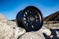 ICON Anza 17x8.5 5x150 25mm Offset 5.75in BS - Satin Black Wheel