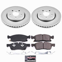 Power Stop 17-20 Jeep Grand Cherokee Front Z23 Coated Brake Kit