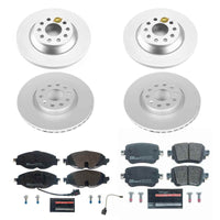 Power Stop 17-18 Volkswagen Golf Front & Rear Euro-Stop Brake Kit
