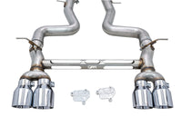 AWE Tuning BMW F8X M3/M4 Track Edition Cat-Back Exhaust - Chrome Silver Tips