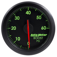 Autometer Airdrive 2-1/6in Boost Gauge 0-60 PSI - Black