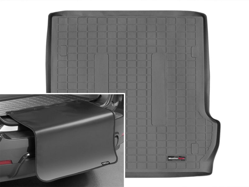 WeatherTech 03-09 Lexus GX Cargo With Bumper Protector - Black