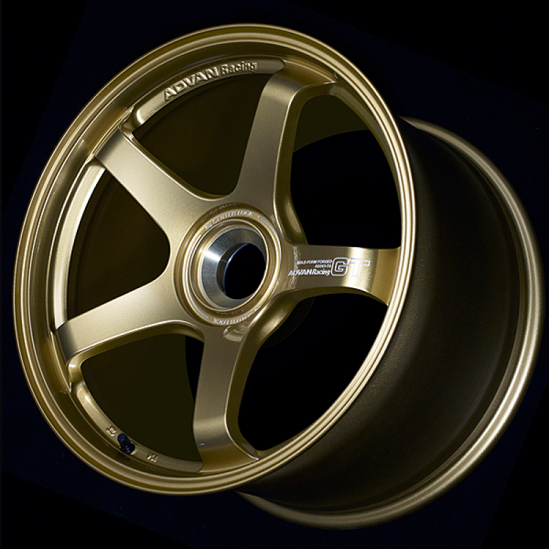 Advan GT for Porsche 19x8.5 / +50 Offset / 5x130 / 71.6mm Bore / Racing Brass Gold