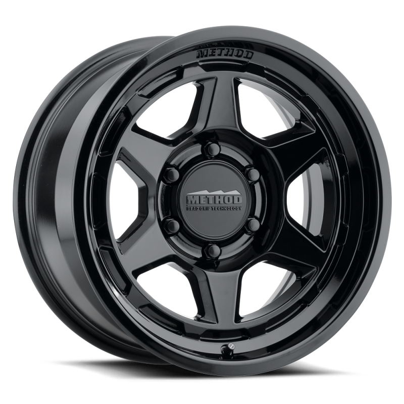 Method MR708 Bead Grip 17x8.5 / 0mm Offset / 6x135 / 4.72 in. BS / 87.00mm Bore - Gloss Black Wheel