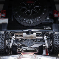 Stainless Works 2007-17 Jeep Wrangler Axle Back Exhaust