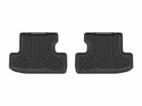 WeatherTech 21-23 Ford Mustang Mach 1 2nd Row Rear All-Weather Floor Mats - Black