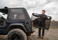 Rampage 97-06 Jeep Wrangler TJ Frameless Trail Soft Top Kit - Black Diamond