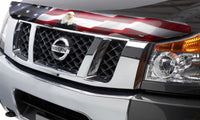 Husky Liners 17-24 Nissan Titan Hood Shield - American Flag w/ Eagle