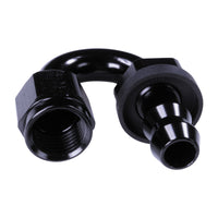 Russell 6AN Twist-Lok 180 Degree Hose End - Black