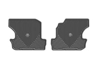 WeatherTech 2018+ Jeep Wrangler Rear Rubber Mats - Black