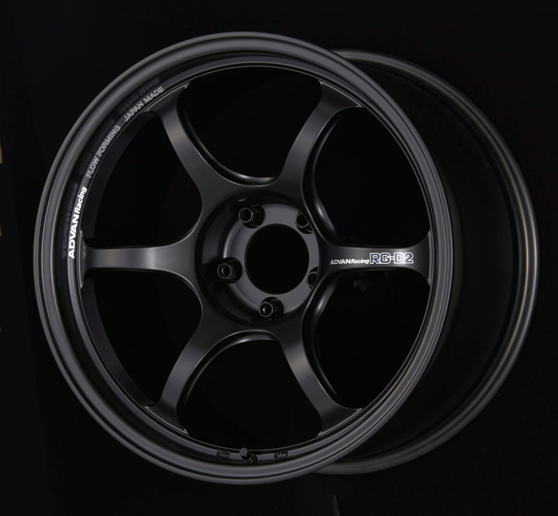 Advan RG-D2 18x9.0 +24 5x114.3 Semi Gloss Black Wheel