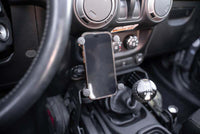 DV8 07-18 Jeep Wrangler JK Center Console Molle Panels & Device Bridge