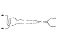 aFe 14-15 Infiniti Q50 V6 3.7L Takeda 2.5in 305 SS Cat Back Exhaust System w/ Black Tips