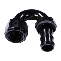 Russell 12AN Twist-Lok 180 Degree Hose End - Black