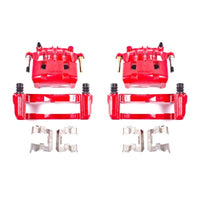 Power Stop 16-17 Subaru Crosstrek Front Red Calipers w/Brackets - Pair