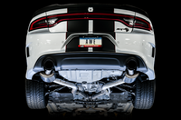 AWE Tuning 2017+ Dodge Charger 5.7L Touring Edition Exhaust - Non-Resonated - Diamond Black Tips