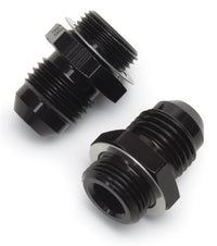 Russell Performance -6 AN Carb Adapter Fittings (2 pcs.) Black