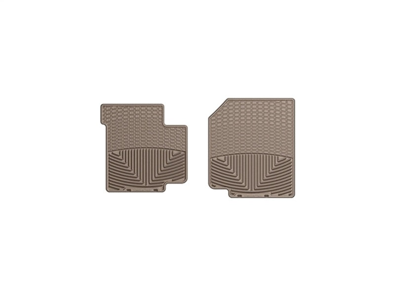 WeatherTech 87-95 Jeep Wrangler Front Rubber Mats - Tan