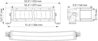 Hella Universal Black Magic 50in Tough Double Row Curved Light Bar - Spot & Flood Light