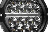 Go Rhino Xplor Bright Series Round LED Driving Light Kit w/DRL (Surface Mount) 6in - Blk (2 pc)