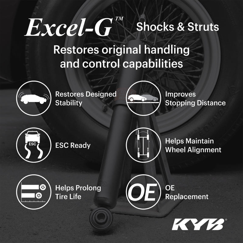 KYB Shocks & Struts Excel-G Front Right Shock Absorber 14-15 Subaru XV Crosstrek (Exc. Hybrid)