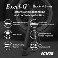 KYB Shocks & Struts Excel-G Rear VOLVO V70 2010-2008