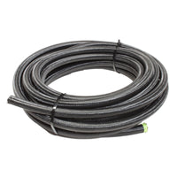 Snow 8AN Braided Stainless PTFE Hose - 30ft (Black)