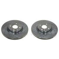 Power Stop 16-21 Mazda MX-5 Miata Front Evolution Drilled & Slotted Rotor - Pair