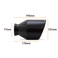 Mishimoto 15-23 Dodge Charger/Challenger Muffler Tip Pair - 5in - Black