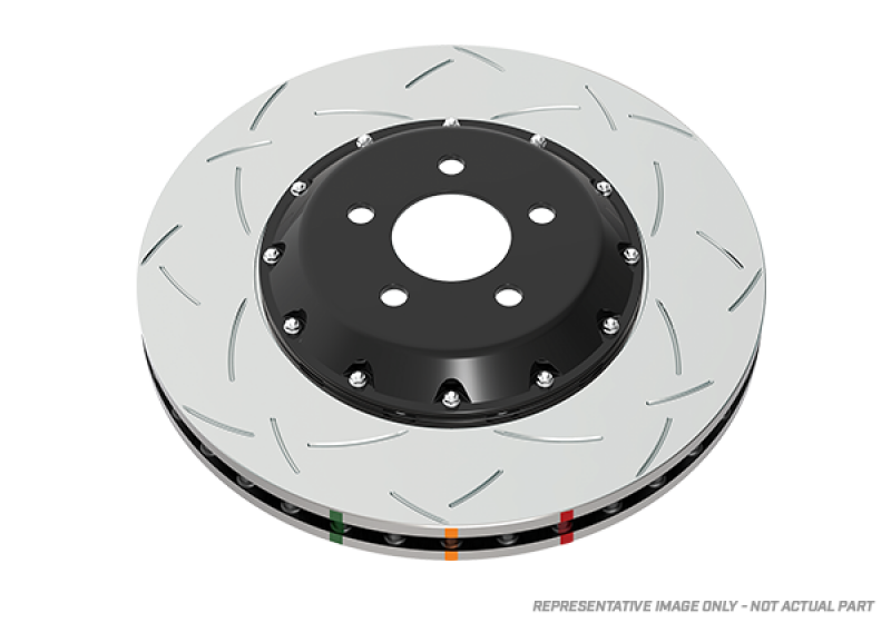 DBA 2014+ Audi RS Q3 5000 Fully Assembled 2-Piece Clear Anodized Rotor Hat T3 Slotted KP Front