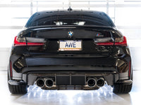 AWE Tuning SwitchPath Cat-Back Exhaust for BMW G8X M3/M4 - Chrome Silver Tips