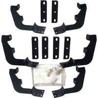 Westin 2015-2018 Chevrolet/GMC Colorado/Canyon Crew Cab Premier Oval Nerf Step Bar Mount Kit - Black