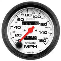 Autometer Phantom 3-3/8in 160MPH Speedometer Gauge - Mechanical Full Sweep