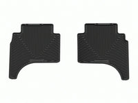 WeatherTech 22-23 Hyundai Santa Cruz Rear All-Weather Floor Mats - Black