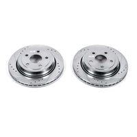 Power Stop 11-19 Dodge Durango Rear Evolution Drilled & Slotted Rotors - Pair