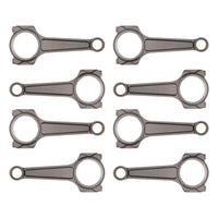 Manley Chevrolet LS Pro Series I-Beam Connecting Rod - 6.100in L - Stock Journal Size (Set of 8)