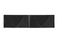 WeatherTech 08-10 Ford F250/F350/F450/F550 Rear Rubber Mats - Black