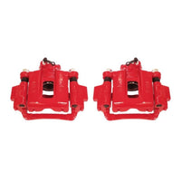 Power Stop 03-09 Toyota 4Runner Rear Red Calipers w/Brackets - Pair