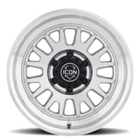 ICON Anza 17x8.5 / 5x5 / -6mm / 4.5in BS Silver Machined Wheel