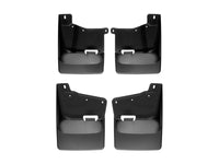WeatherTech 20-24 Chevrolet Silverado 2500HD/3500HD w/o OE Splash Guards No Drill Mudflaps - Black