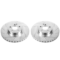 Power Stop 07-08 Mercedes-Benz CL550 Front Evolution Drilled & Slotted Rotors - Pair